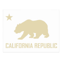 Carte postale de République de la Californie