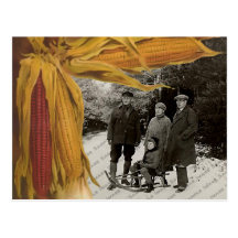 Carte postale de salutations de photo de thanksgiv