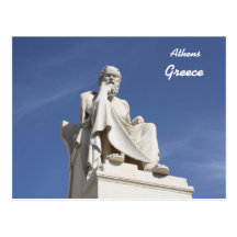 Carte postale de Socrates Grèce