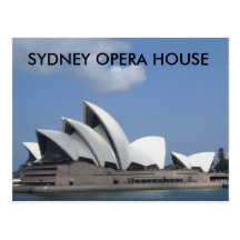 Carte postale de théatre de l'opéra de Sydney