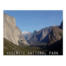 Carte postale de vallée de Yosemite