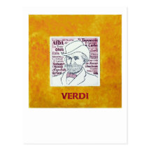 Carte postale de Verdi