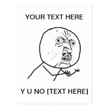 Carte postale de verticale de NO- de Y U