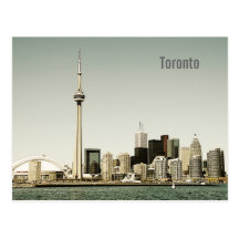 Carte postale d'horizon de Toronto
