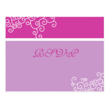 Carte postale du bonbon 16 RSVP à bat mitzvah de M