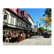 Carte postale du Canada de rue de Vieux Québec de 