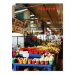 Carte postale du marché de Montréal Atwater