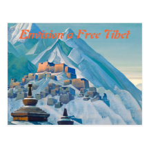 Carte postale libre du Thibet