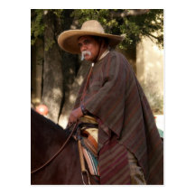 Carte postale mexicaine de cowboy