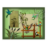 carte postale oiseaux nature