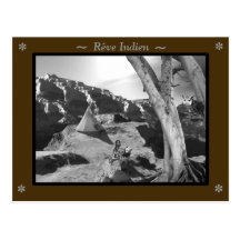 carte postale Rêve Indien