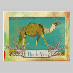 Carte postale rêveuse de Merci de chameau cartes postales