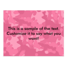 Carte postale rose de Camo