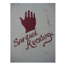 Carte postale spirituelle de lecture