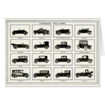 Carte pour notes avec l'illustration vintage d'aut