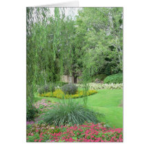 Carte pour notes de jardin secret