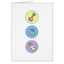 Carte pour notes de Merci de fondements de bébé cartes