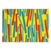 Carte pour notes jaune-orange de célébration