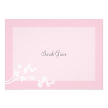Carte pour notes personnalisé dévot invitations