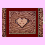 Carte précieuse de fête des pères d'amour cartes