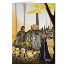 Carte-Prince et princesse Conte de fées-Tout Occas