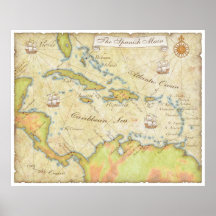 Carte principale espagnole posters