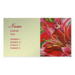 Carte rose élégante de profil d'aquarelle de conce modèle de carte de visite