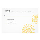 Carte snob du soleil | RSVP des pétales | Invitations Personnalisées