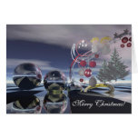 Carte surréaliste de Noël
