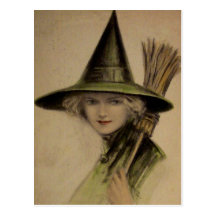 Carte vintage de Halloween Cartes Postales