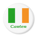 Carter Irish Flag Refrigerator Magnets