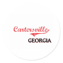 Cartersville Georgia City Classic Stickers