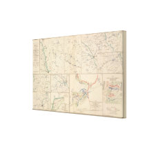 Cartes de campagne de Goldsborough de la savane Toile Tendue Sur Châssis