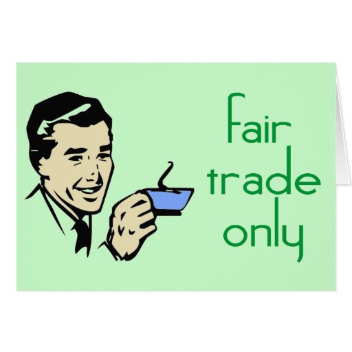 Cartes de commerce équitable seulement