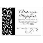 Cartes de fidélité de client professionnel modèles de cartes de visite