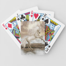 Cartes de jeu de Bicycle® d'imaginaire de licorne