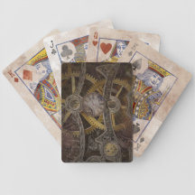 Cartes de jeu de Steampunk