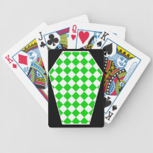 Cartes de jeu enes ivoire de Damier (chaux)