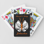 Cartes de jeu squelettiques personnalisées de papi