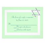 Cartes de l'invitation RSVP de barre/bat mitzvah