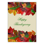 Cartes de message de bon thanksgiving