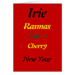 Cartes de Noël d'irie de Rasta