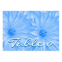 Cartes de numérotation de Tableau - modèle personn Modèles De Cartes De Visite