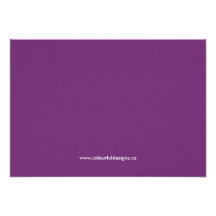 Cartes- de réponse de Phlox - RSVP 3,5" X 5" Bristols