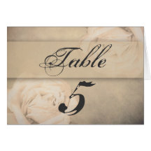 Cartes de Tableau - beige de rose de cru