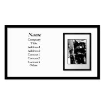 Cartes de visite - cadre de tableau noir (tapis bl carte de visite