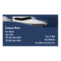 Cartes de visite de bateau carte de visite