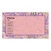 Cartes de visite de motif de remous cartes de visite personnelles