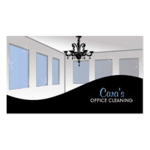 Cartes de visite de nettoyage de bureau cartes de visite personnelles