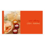 Cartes de visite de pièce de zen modèle de carte de visite